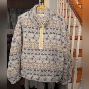 Cozy Gray Patterned Women Jacket